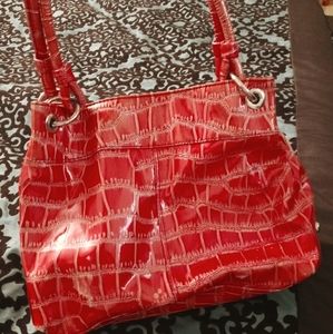 Red Sagharbor Brand Handbag